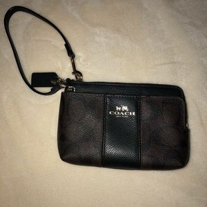 Coach Double Zip Wristlet NWOT